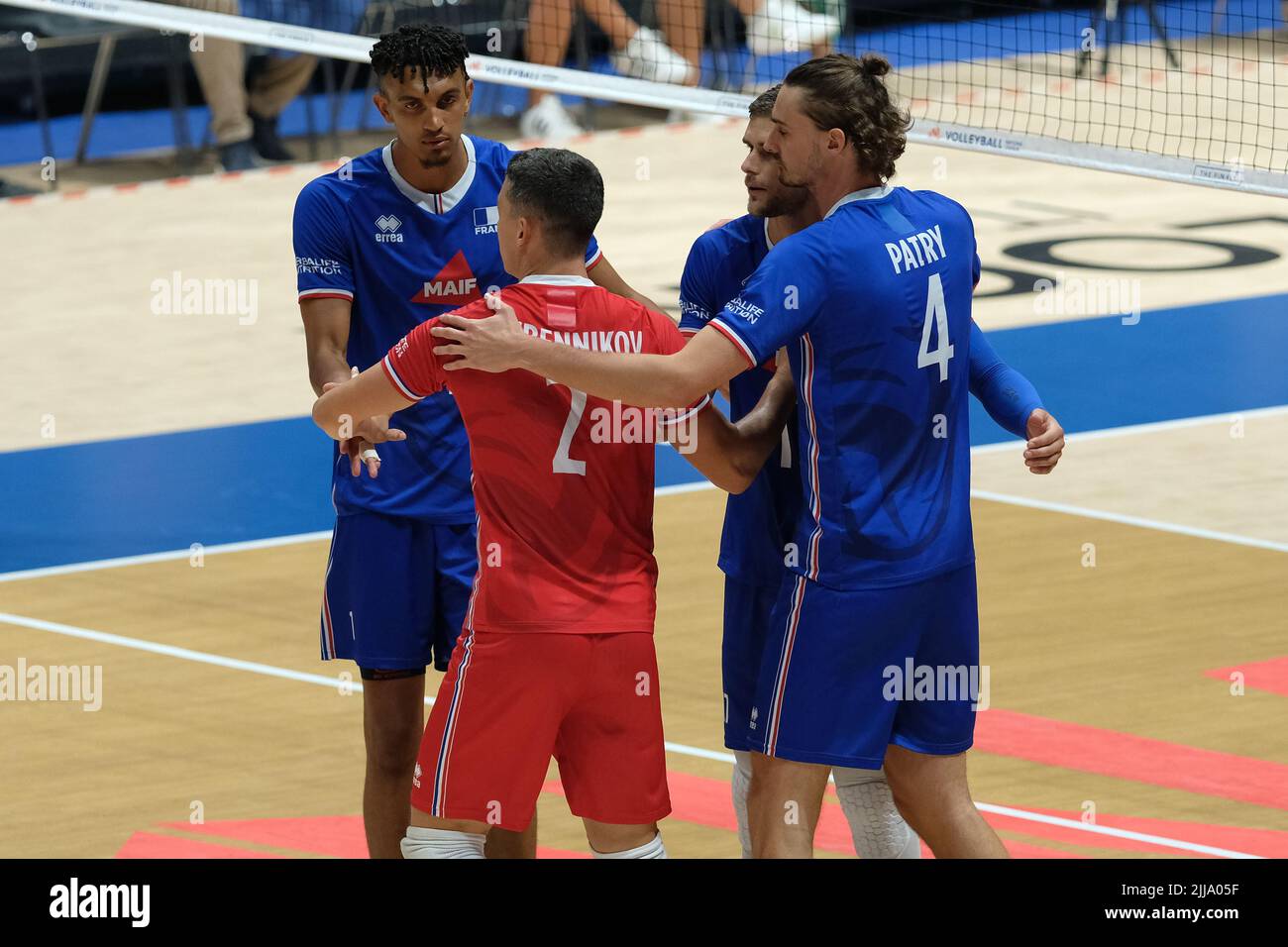 Bologne, Italie. 21th juillet 2022. Volley Nations League 2022 - quart de finale match France vs Japon Banque D'Images