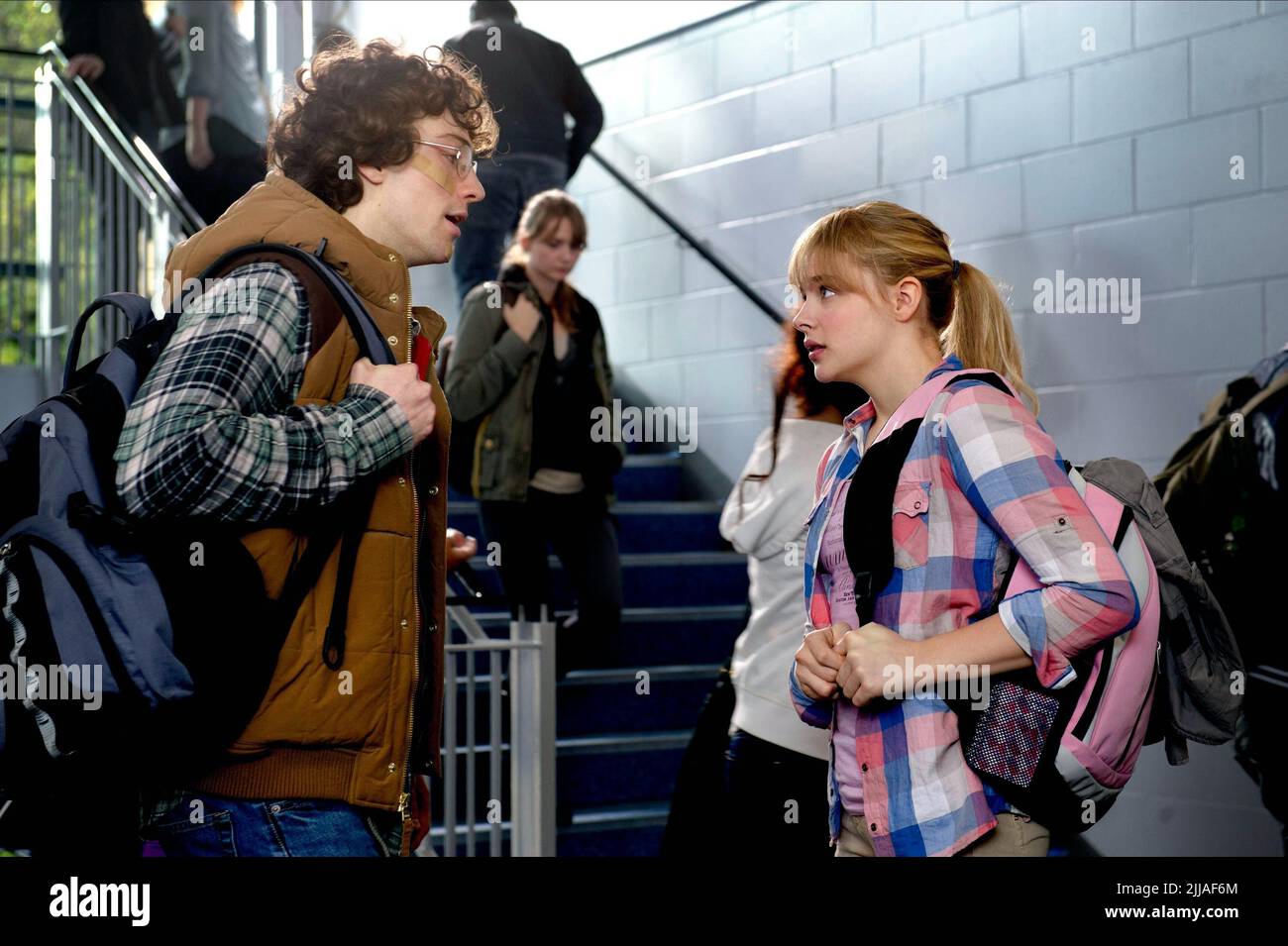 AARON TAYLOR-JOHNSON, CHLOE GRACE MORETZ, kick-ASS 2, 2013 Banque D'Images