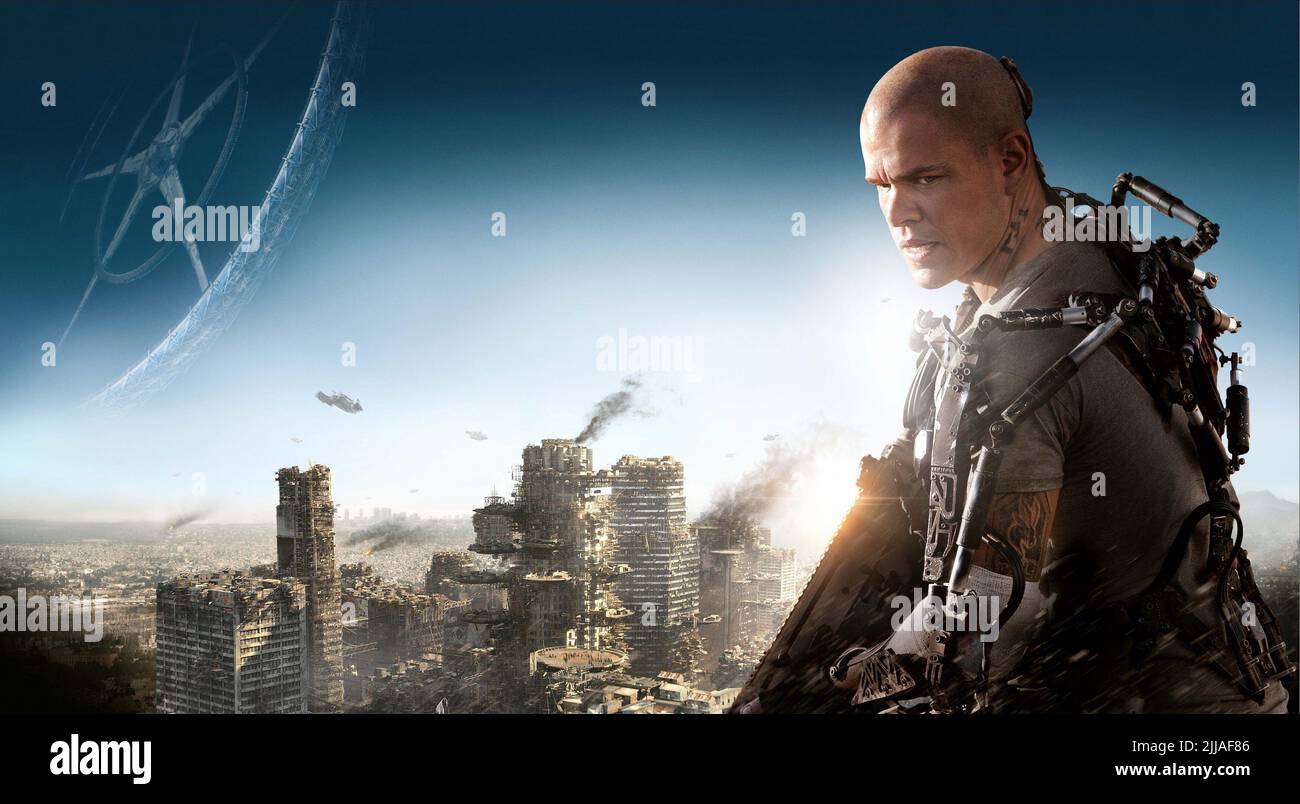 MATT DAMON, ELYSIUM, 2013 Banque D'Images
