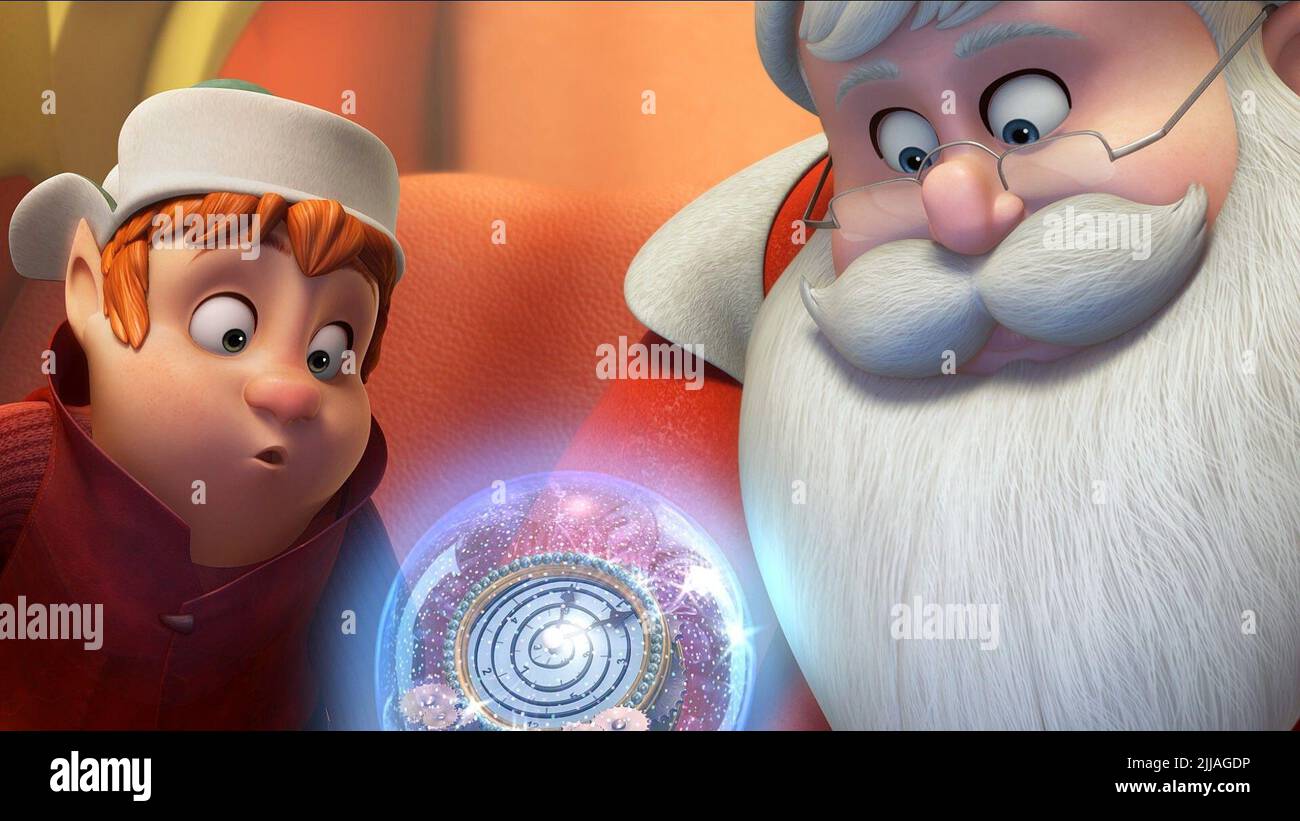 BERNARD, SANTA, SAUVER LE PÈRE NOËL, 2013 Banque D'Images