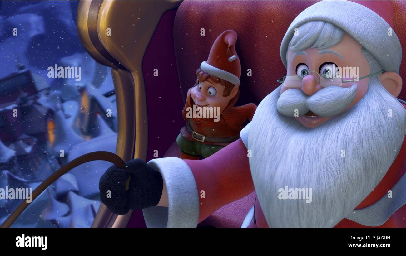 BERNARD, SANTA, SAUVER LE PÈRE NOËL, 2013 Banque D'Images