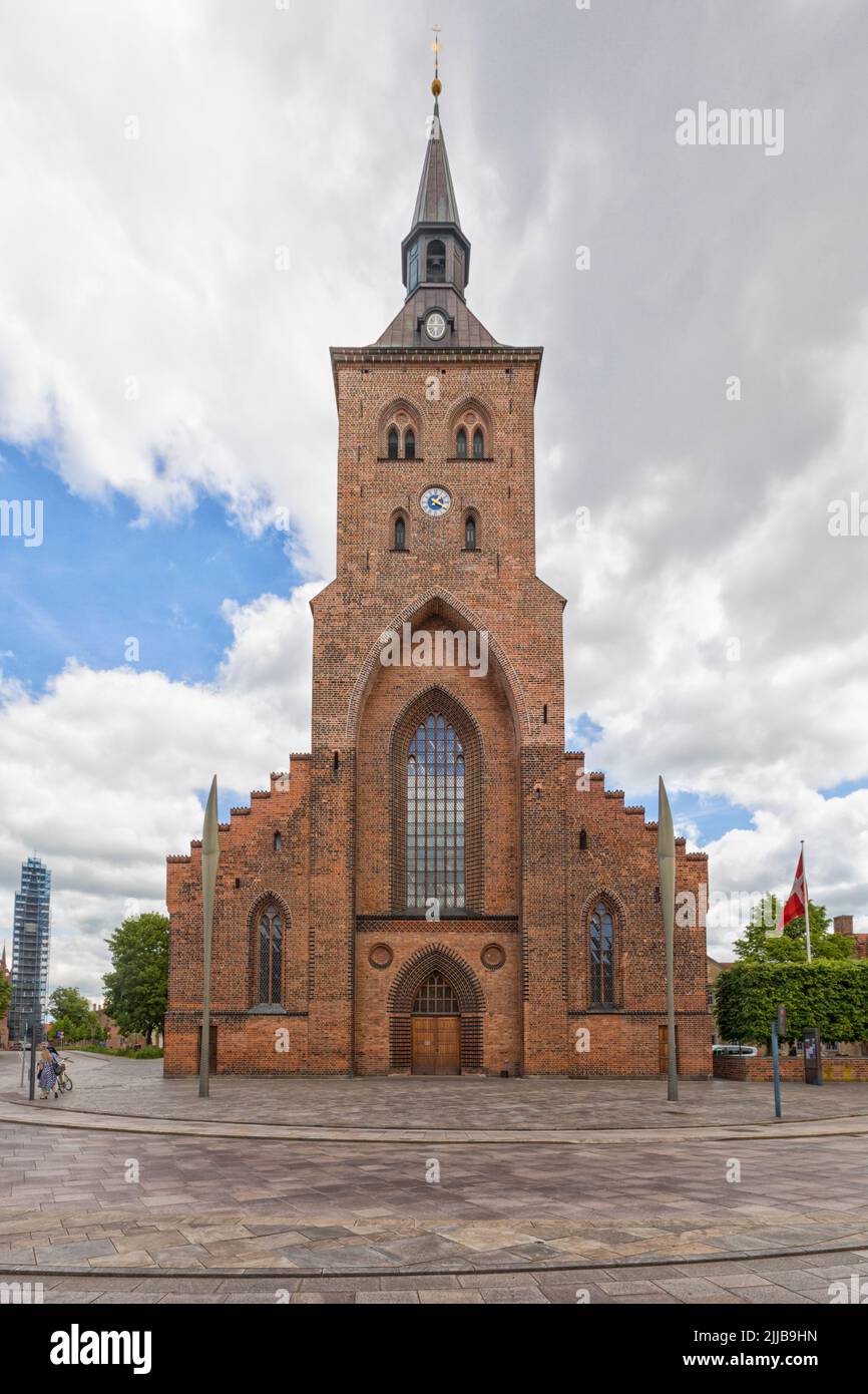 Odense Domkirke, la cathédrale Saint-Canute ou Sankt Knuds Kirke, la cathédrale d'Odense, Danemark Banque D'Images