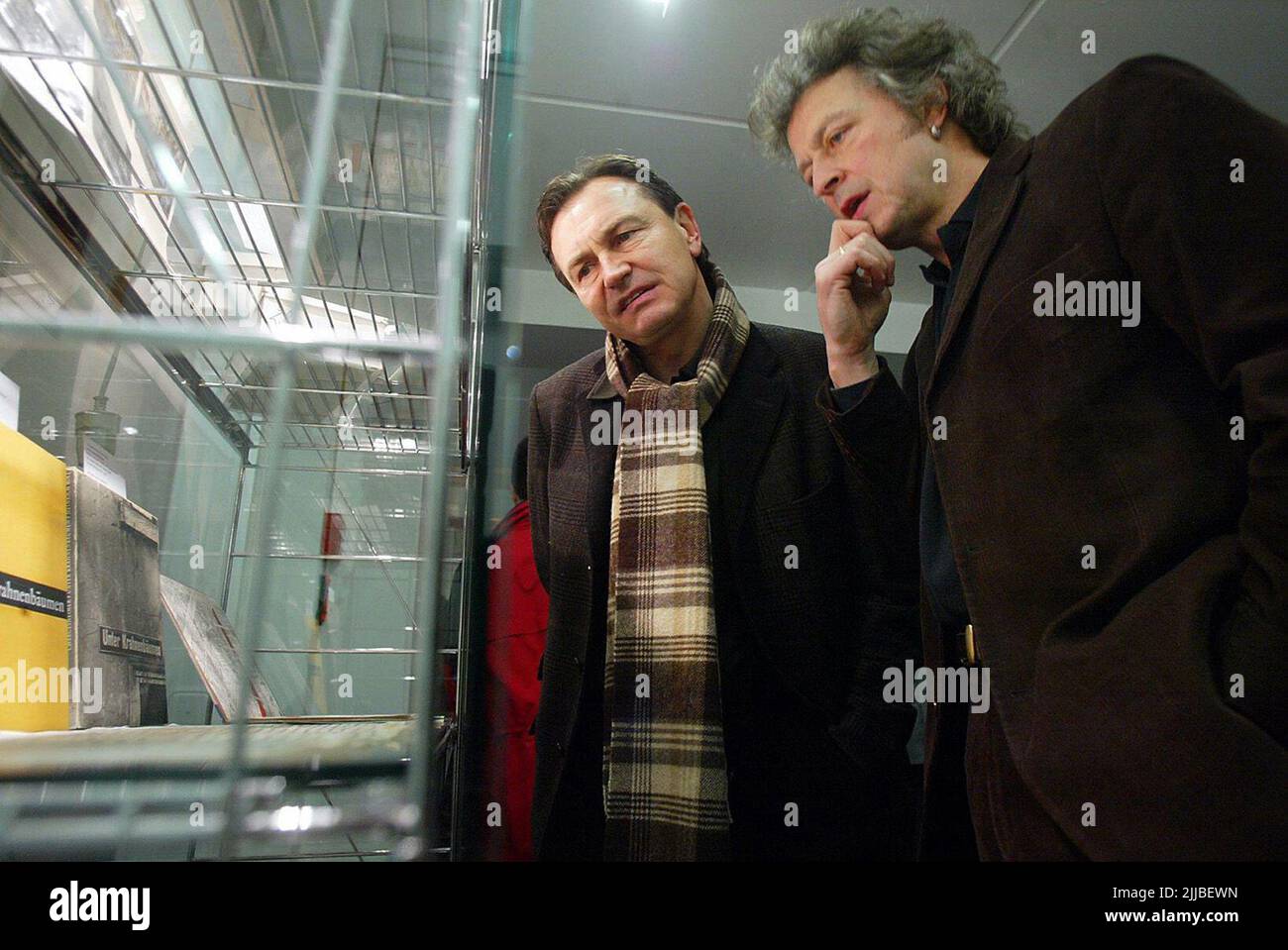 Der deutsche Musiker, Maler und Autor Wolfgang Niedecken während der UKB Fotoausstellung. Banque D'Images