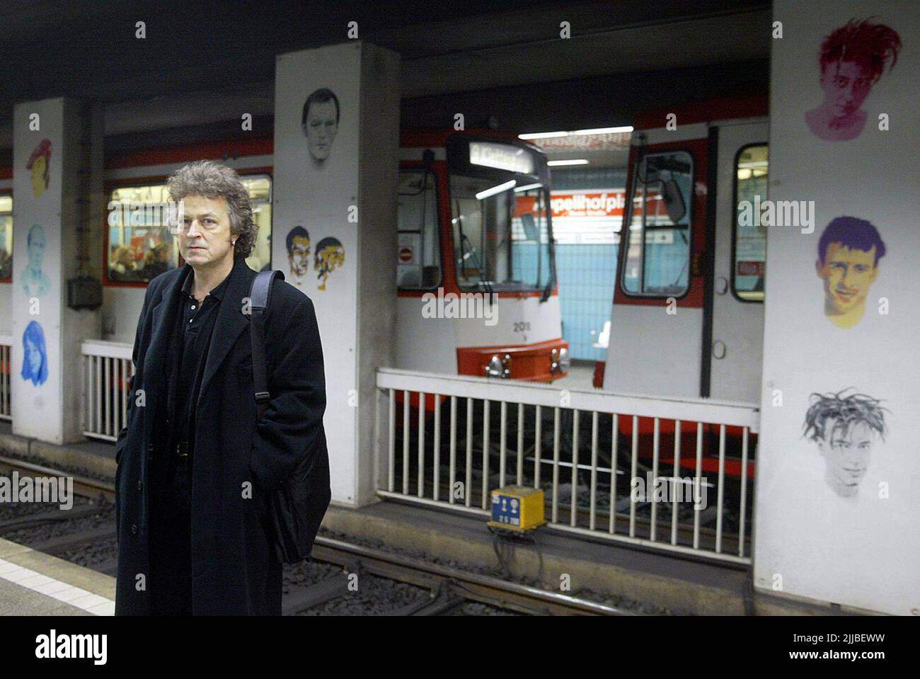 Der deutsche Sänger, Musiker Wolfgang Niedecken ( BAP ) für seine neue CD unterwegs. Banque D'Images