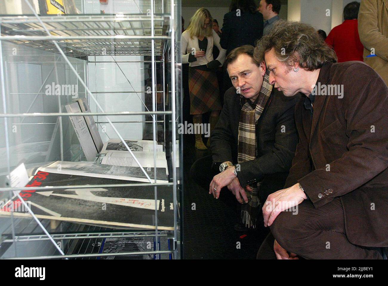 Der deutsche Musiker, Maler und Autor Wolfgang Niedecken während der UKB Fotoausstellung. Banque D'Images