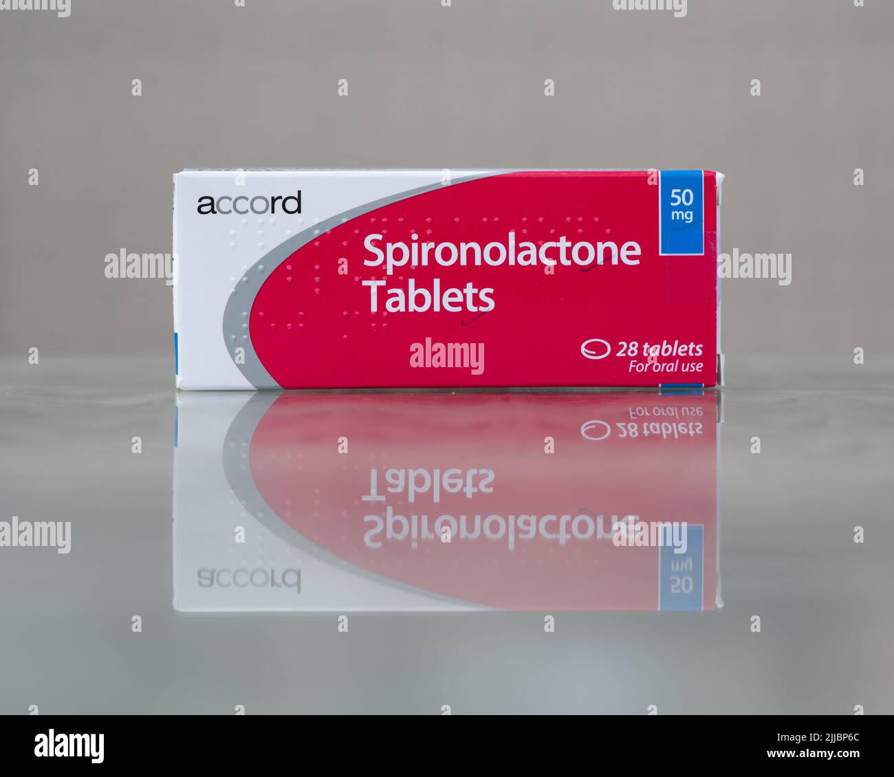 Spironolactone, un médicament utilisé pour traiter l'insuffisance cardiaque et l'hypertension Banque D'Images