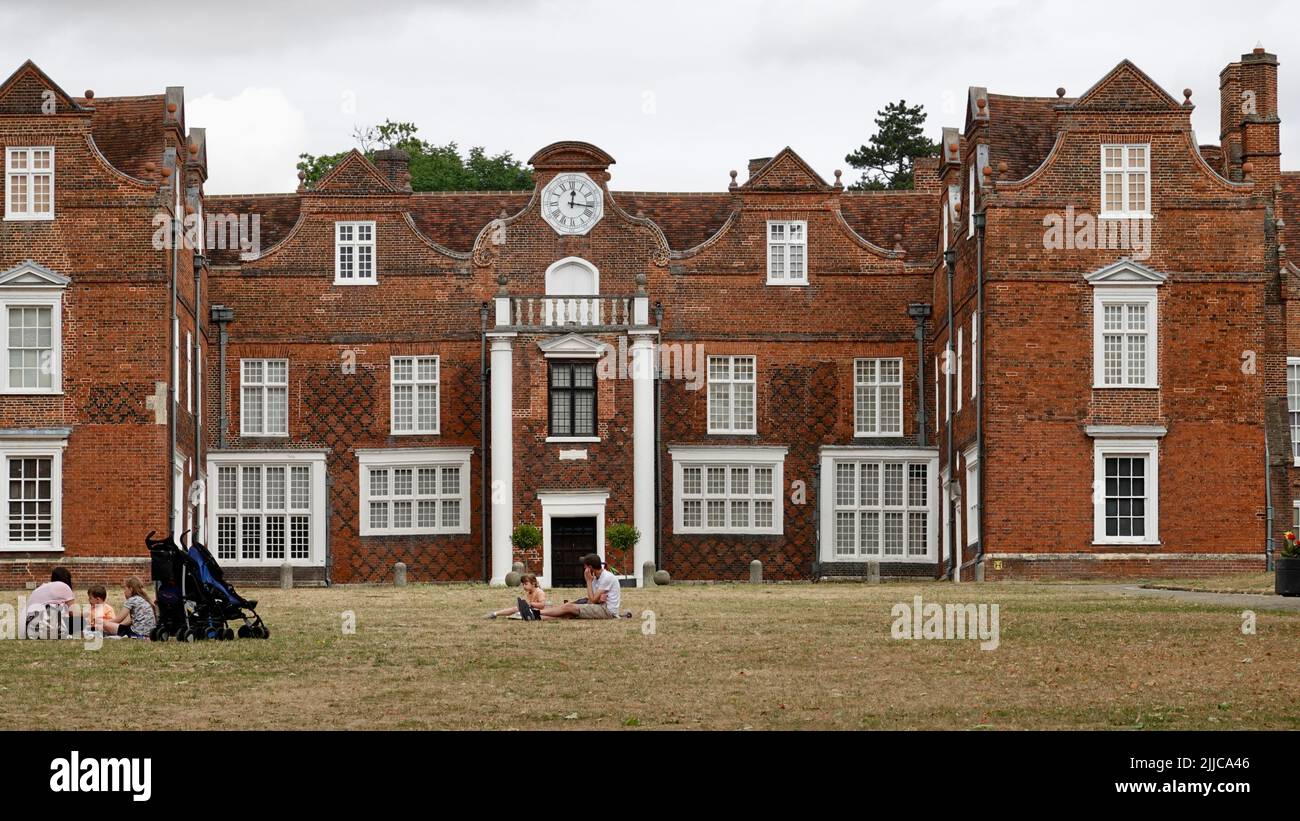 Ipswich, Suffolk, Royaume-Uni - 25 juillet 2022 : Christchurch Mansion. Banque D'Images