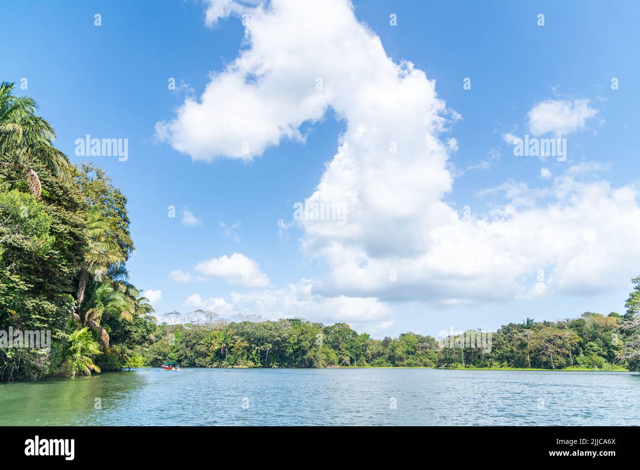 Les îles de l'île Monkey dans le canal de Panama Banque D'Images