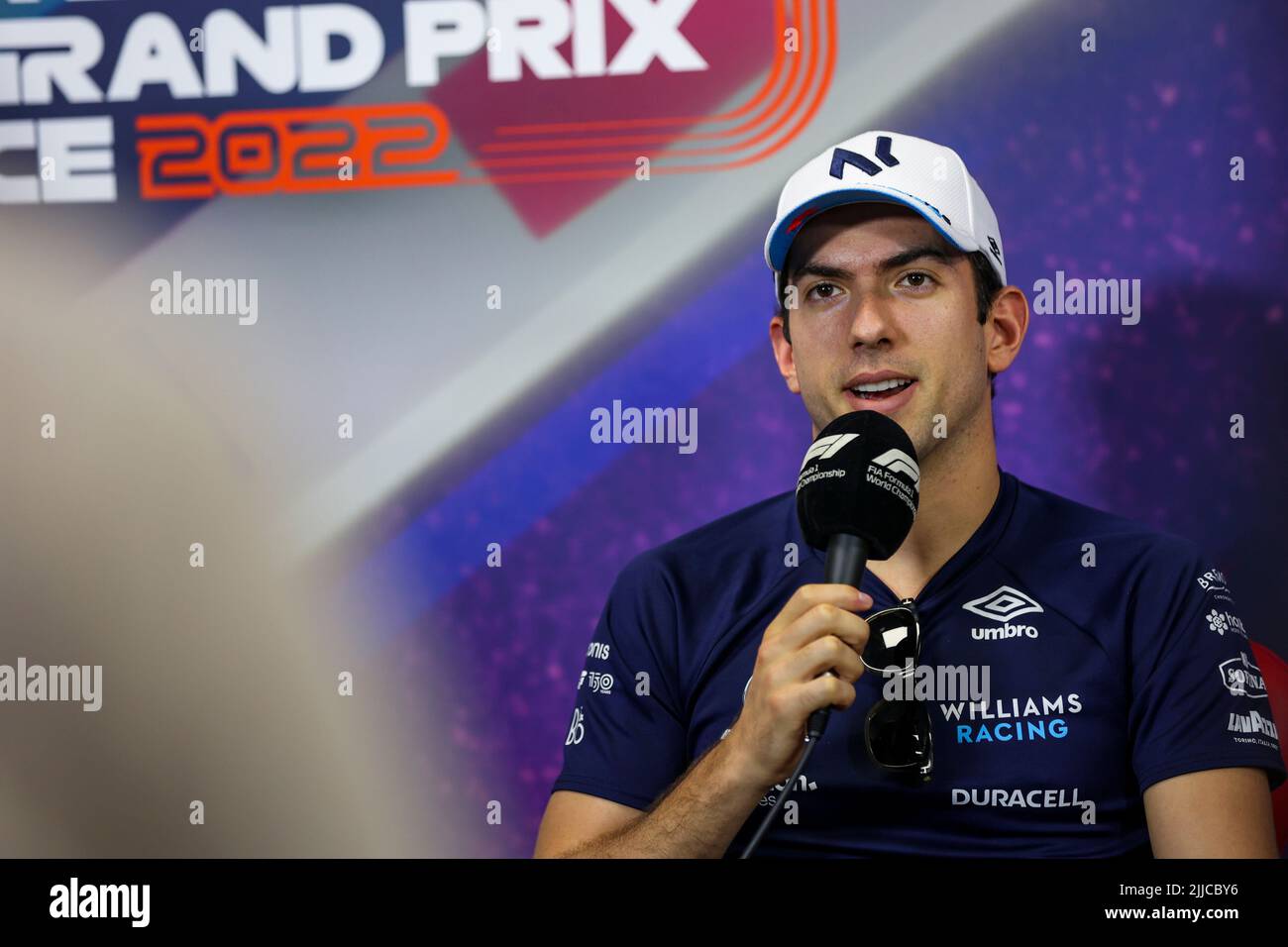 Le Castellet, France. 21st juillet 2022. #6 Nicholas Latifi (CAN, Williams Racing), Grand Prix de France F1 au circuit Paul Ricard sur 21 juillet 2022 au Castellet, France. (Photo par HIGH TWO) Credit: dpa/Alay Live News Banque D'Images
