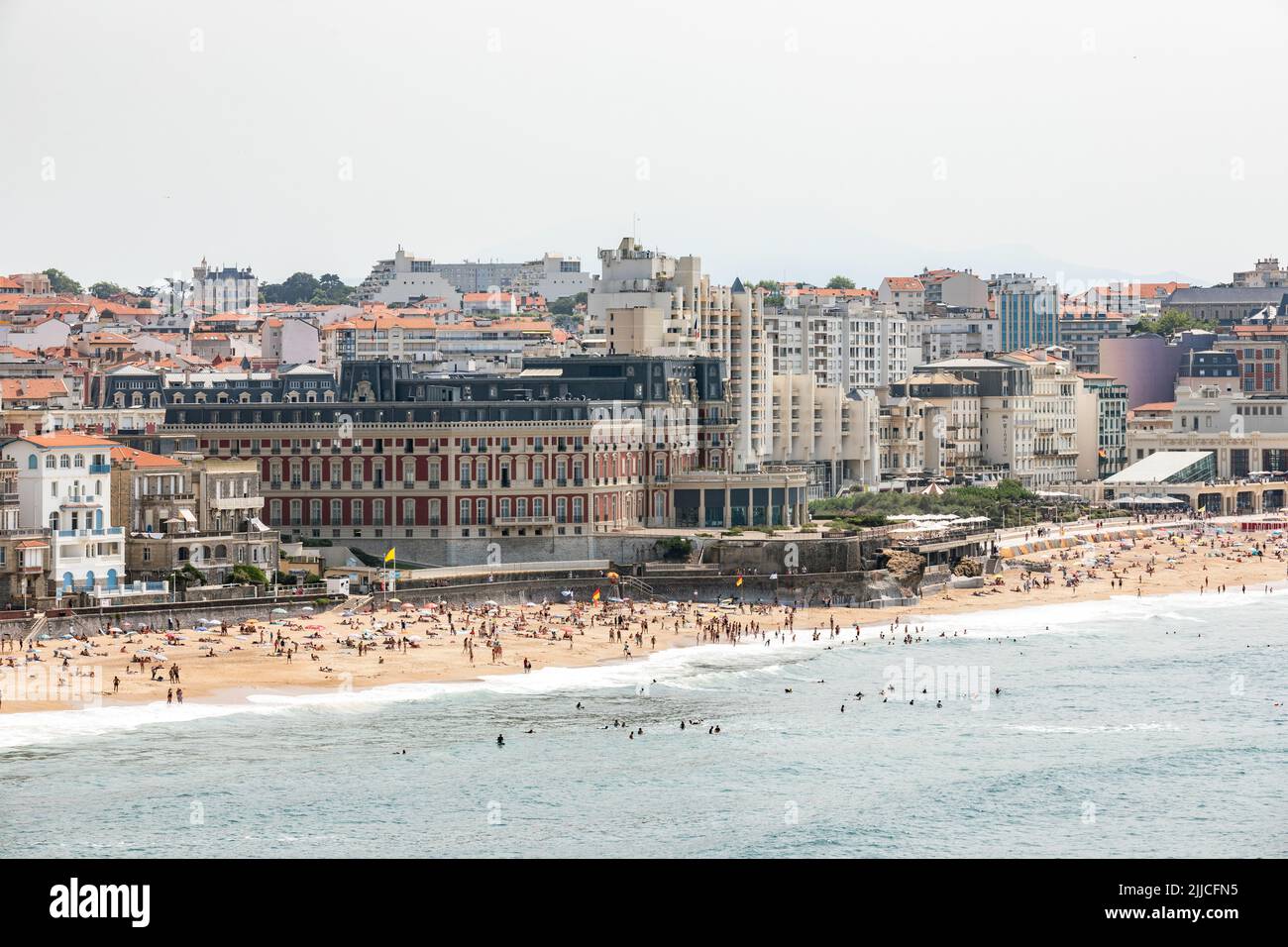 Hôtel du Palais, Biarritz Banque D'Images