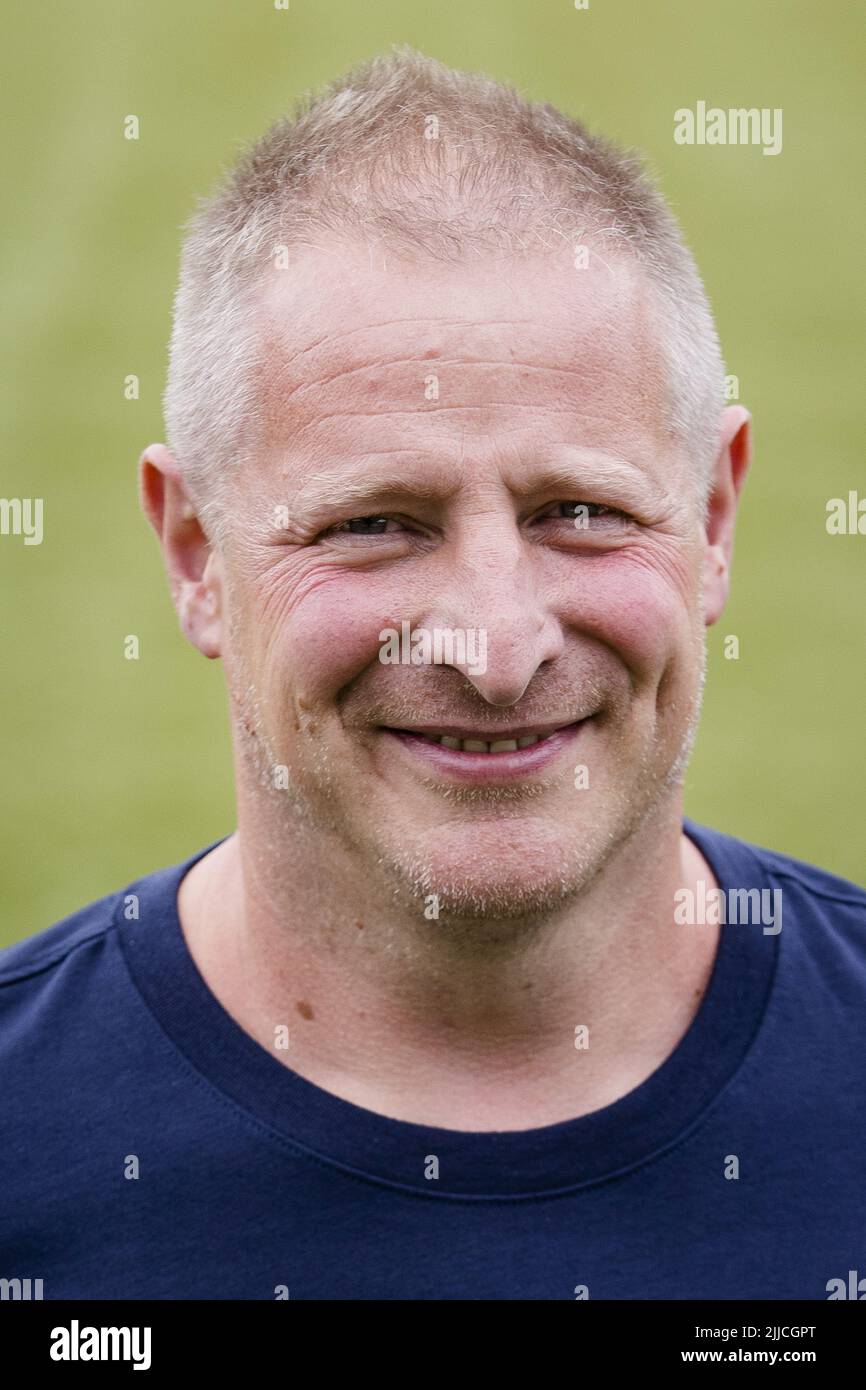 ARNHEM - pays-Bas, 2022-07-25 14:33:51 ARNHEM - Jos Kortekaas (coordinateur du personnel médical/physiothérapeute) pendant la journée annuelle de presse photo du club de football vitesse à l'entraînement Papendal. ANP SEM VAN DER WAL pays-bas sortie - belgique sortie Banque D'Images