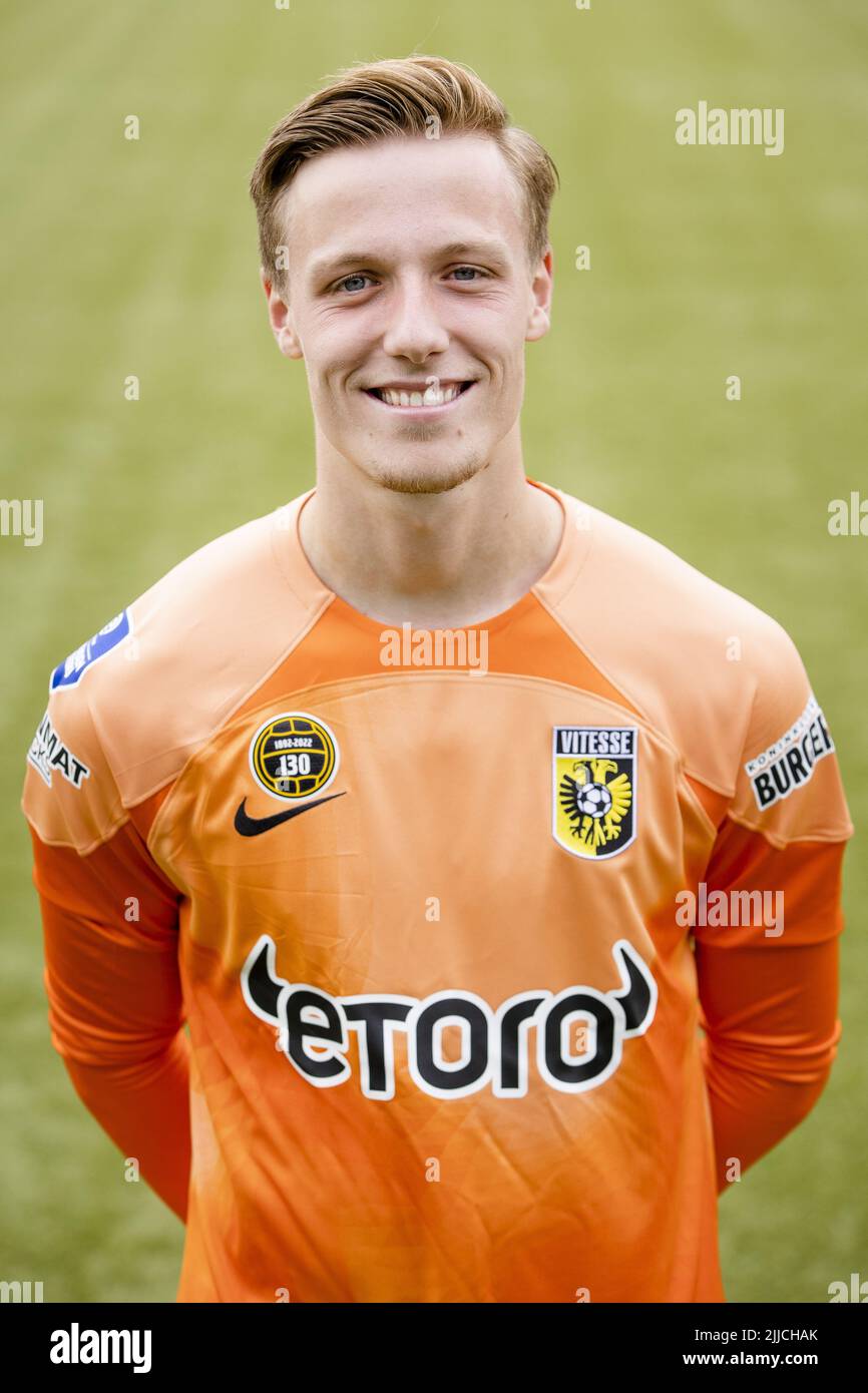 ARNHEM - Daan Reiziger lors de la journée annuelle de presse photo du club de football vitesse à l'entraînement Papendal. ANP SEM VAN DER WAL Banque D'Images