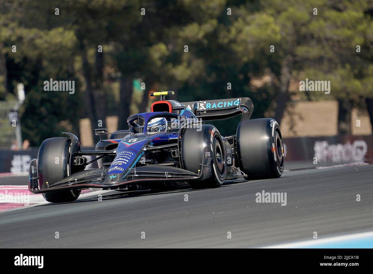 22 juillet 2022, circuit Paul Ricard, le Castellet, FORMULE 1 GRAND PRIX DE FRANCE 2021 de LENOVO , sur la photo Nicholas Latifi (CAN), Williams Racing Banque D'Images
