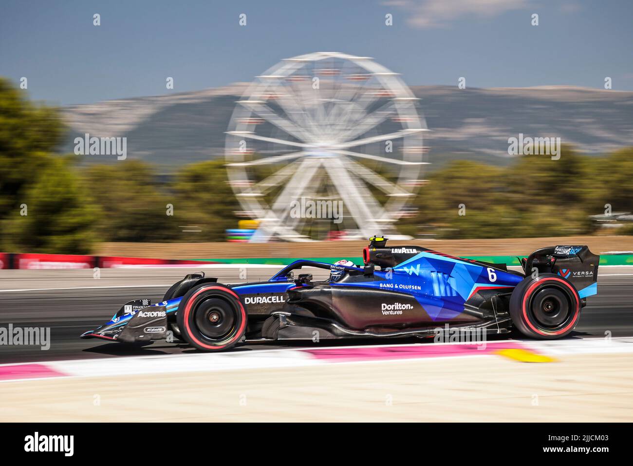 Le Castellet, France. 22nd juillet 2022. #6 Nicholas Latifi (CAN, Williams Racing), Grand Prix de France F1 au circuit Paul Ricard sur 22 juillet 2022 au Castellet, France. (Photo par HIGH TWO) Credit: dpa/Alay Live News Banque D'Images