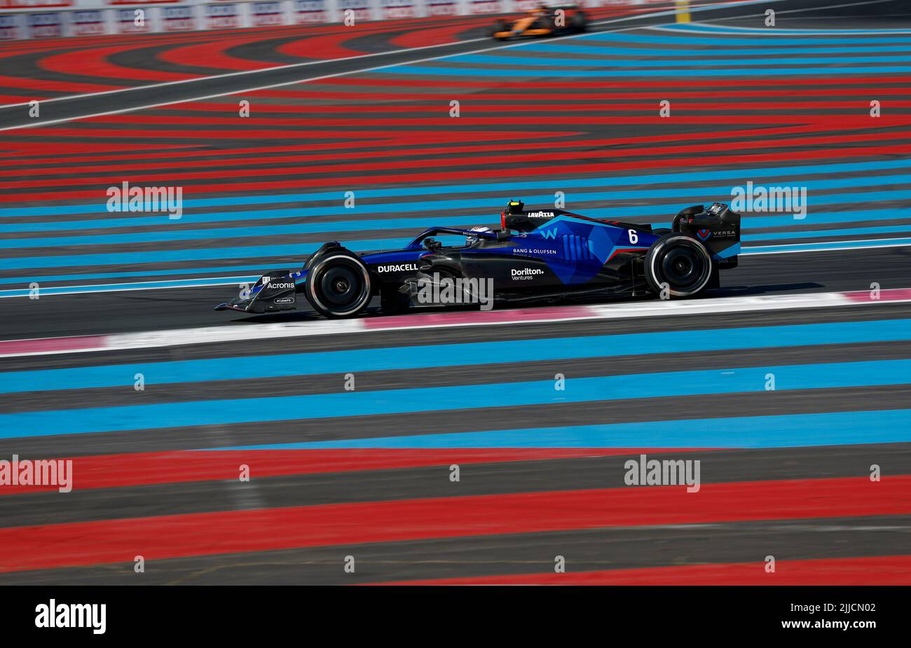 Le Castellet, France. 22nd juillet 2022. #6 Nicholas Latifi (CAN, Williams Racing), Grand Prix de France F1 au circuit Paul Ricard sur 22 juillet 2022 au Castellet, France. (Photo par HIGH TWO) Credit: dpa/Alay Live News Banque D'Images