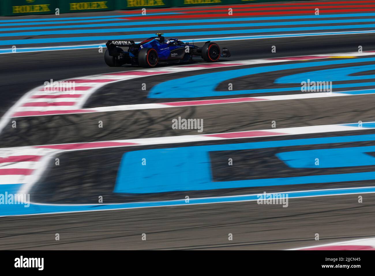 Le Castellet, France. 22nd juillet 2022. #6 Nicholas Latifi (CAN, Williams Racing), Grand Prix de France F1 au circuit Paul Ricard sur 22 juillet 2022 au Castellet, France. (Photo par HIGH TWO) Credit: dpa/Alay Live News Banque D'Images