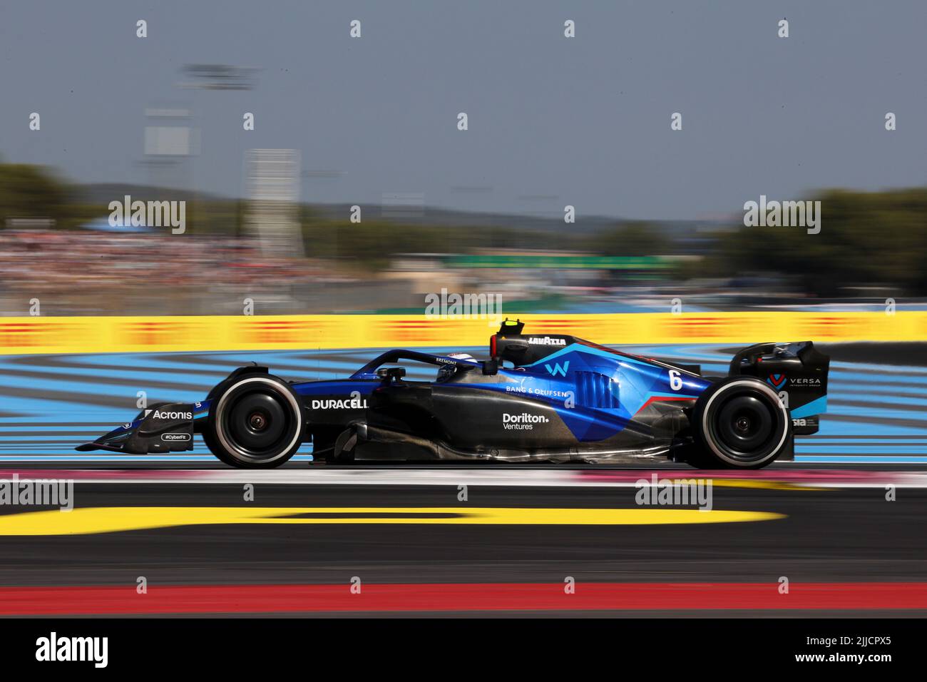 Le Castellet, France. 22nd juillet 2022. #6 Nicholas Latifi (CAN, Williams Racing), Grand Prix de France F1 au circuit Paul Ricard sur 22 juillet 2022 au Castellet, France. (Photo par HIGH TWO) Credit: dpa/Alay Live News Banque D'Images