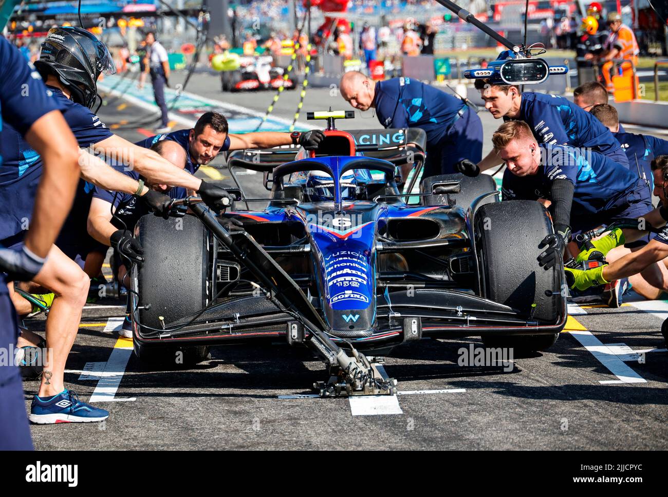 Le Castellet, France. 22nd juillet 2022. #6 Nicholas Latifi (CAN, Williams Racing), Grand Prix de France F1 au circuit Paul Ricard sur 22 juillet 2022 au Castellet, France. (Photo par HIGH TWO) Credit: dpa/Alay Live News Banque D'Images
