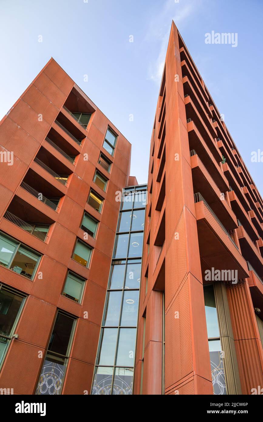 Londres, Angleterre, Royaume-Uni - appartements de construction Tapestry par Niall McLaughlin Architects Banque D'Images