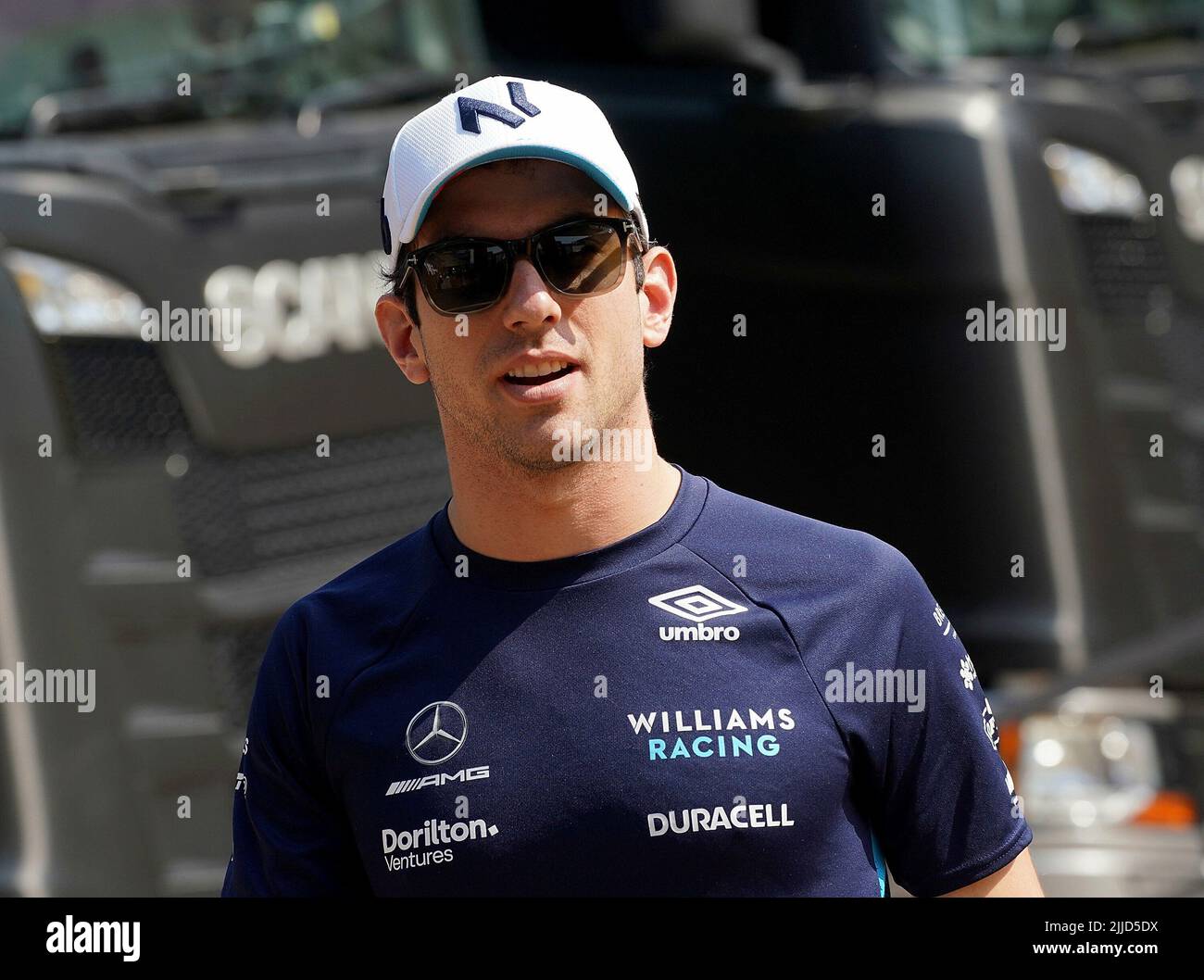 Le Castellet, Frankreich. 23rd juillet 2022. 23 juillet 2022, circuit Paul Ricard, le Castellet, FORMULE 1 GRAND PRIX DE FRANCE 2021 DE LENOVO, sur la photo Nicholas Latifi (CAN), Williams Racing Credit: dpa/Alay Live News Banque D'Images