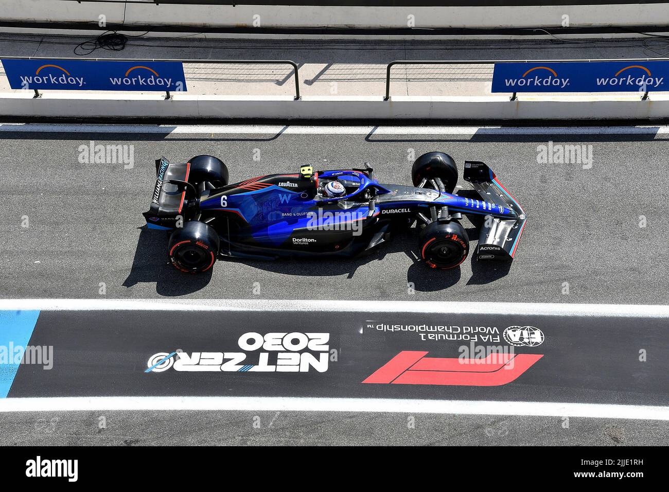 Le Castellet, Frankreich. 23rd juillet 2022. 23 juillet 2022, circuit Paul Ricard, le Castellet, FORMULE 1 GRAND PRIX DE FRANCE 2022 DE LENOVO, sur la photo Nicholas Latifi (CAN), Williams Racing Credit: dpa/Alay Live News Banque D'Images