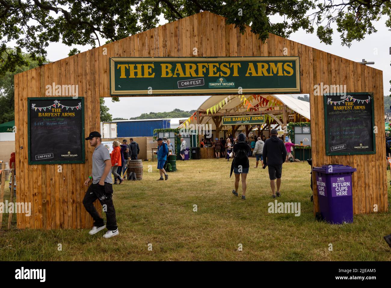 The Barfest Arms, Carfest Banque D'Images