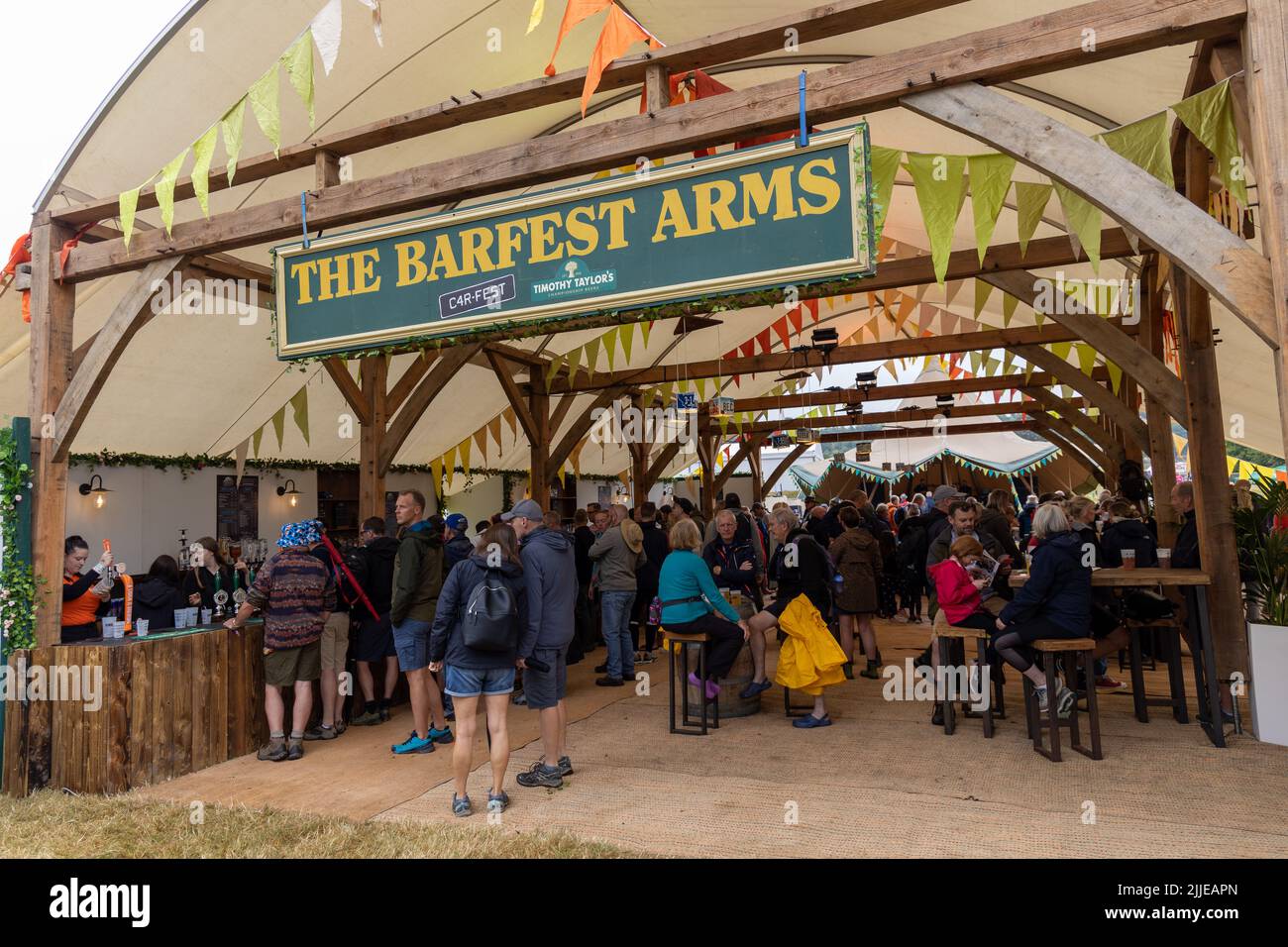 The Barfest Arms, Carfest Banque D'Images