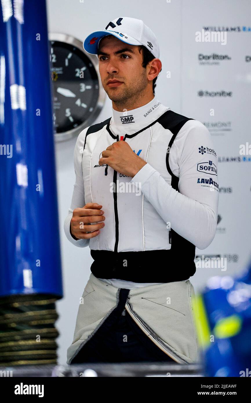 Le Castellet, France. 23rd juillet 2022. #6 Nicholas Latifi (CAN, Williams Racing), Grand Prix de France F1 au circuit Paul Ricard sur 23 juillet 2022 au Castellet, France. (Photo par HIGH TWO) Credit: dpa/Alay Live News Banque D'Images