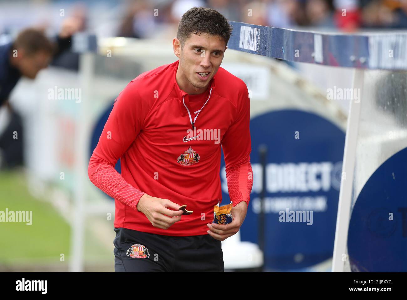 Ross Stewart de Sunderland lors du match amical d'avant-saison entre Hartlepool United et Sunderland à Victoria Park, Hartlepool, le lundi 25th juillet 2022. (Credit: Mark Fletcher | MI News) Credit: MI News & Sport /Alay Live News Banque D'Images