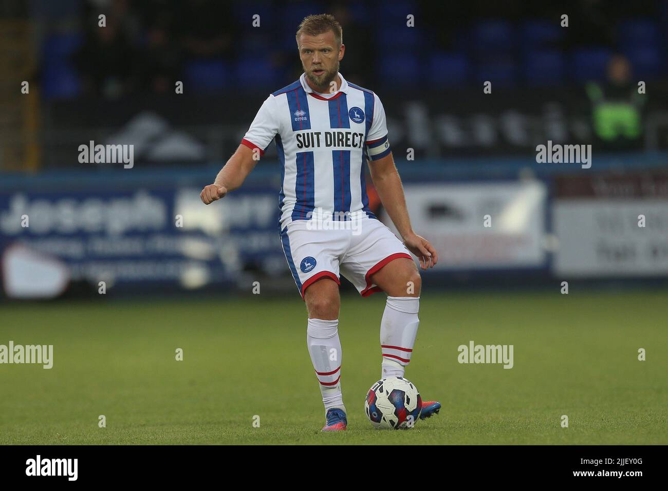 Nicky Featherstone de Hartlepool s'est Uni lors du match amical d'avant-saison entre Hartlepool United et Sunderland à Victoria Park, Hartlepool, le lundi 25th juillet 2022. (Credit: Mark Fletcher | MI News) Credit: MI News & Sport /Alay Live News Banque D'Images