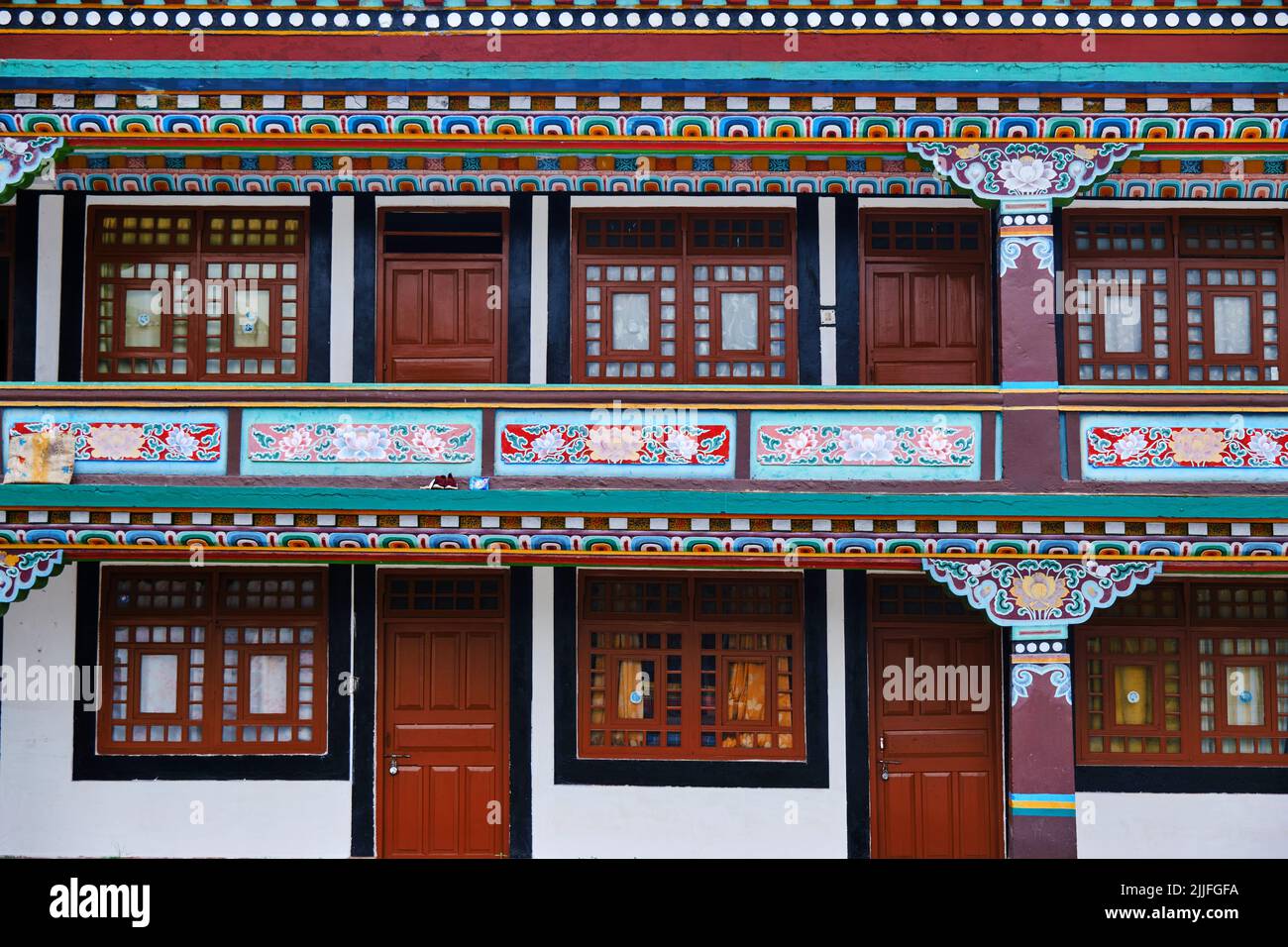 17 juin 2022, Gangtok, Sikkim, Ranka (Lingdum ou Pal Zurmang Kagyud), Temple d'Or, Monastère à Gangtok. Banque D'Images