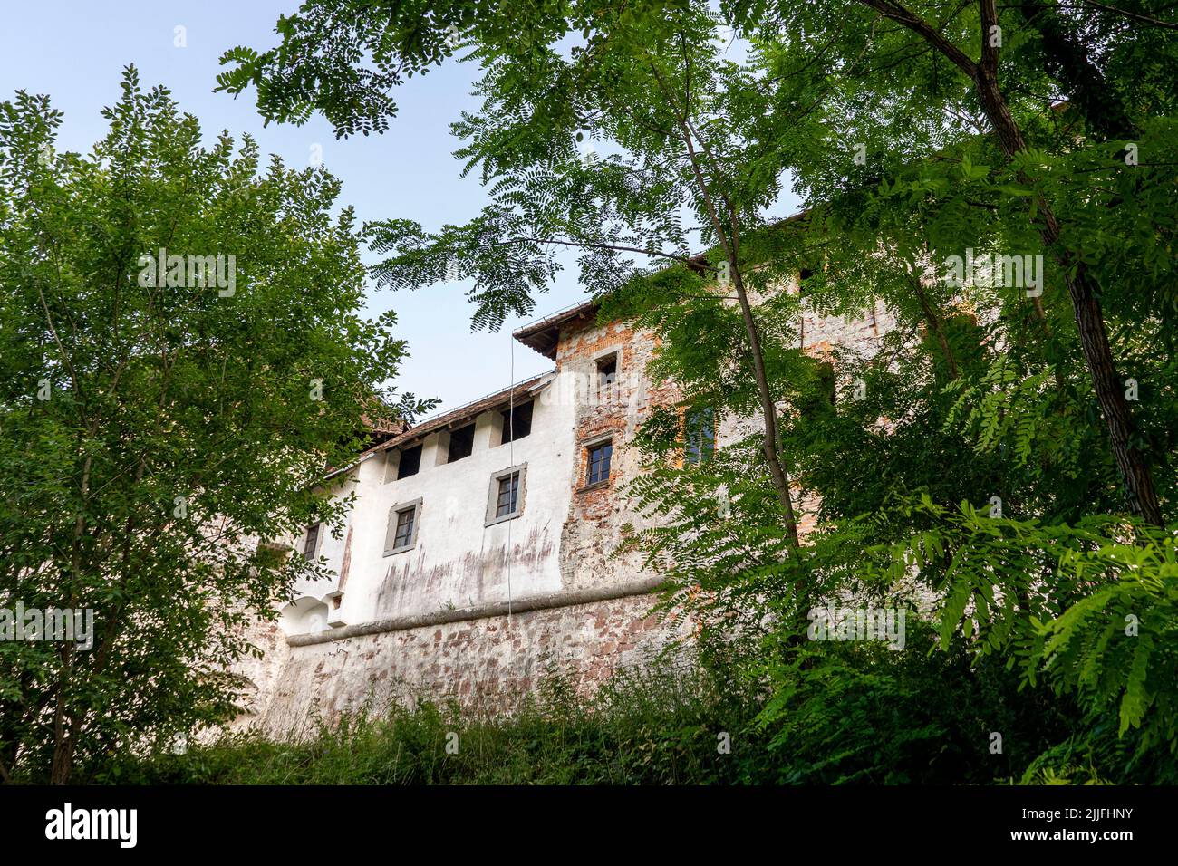 Le château de Turjak est l'un des plus grands châteaux encore debout de Slovénie Banque D'Images