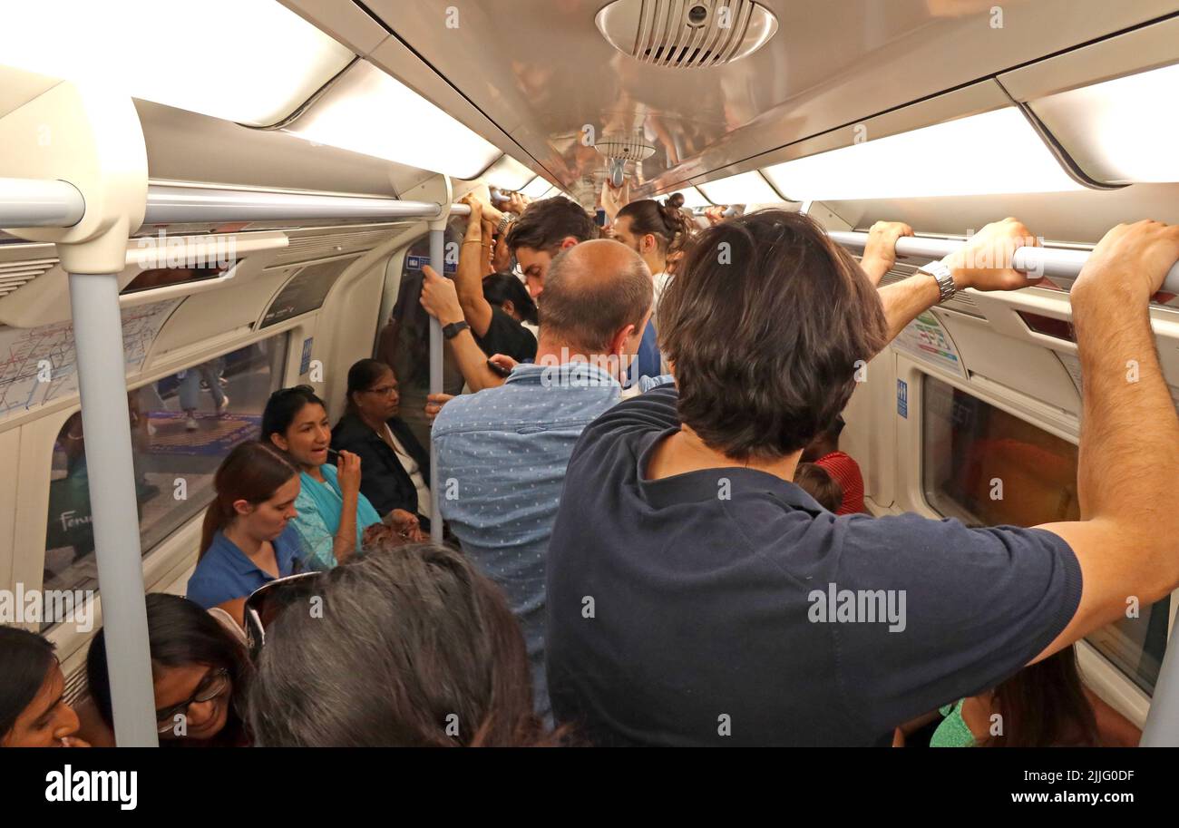 Train à grande vitesse Jubilee, métro de Londres, Angleterre, Royaume-Uni Banque D'Images