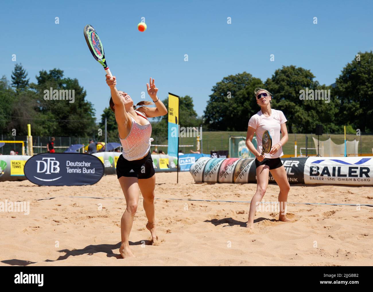 Championnats de tennis de plage à Munich/Allemagne Banque D'Images