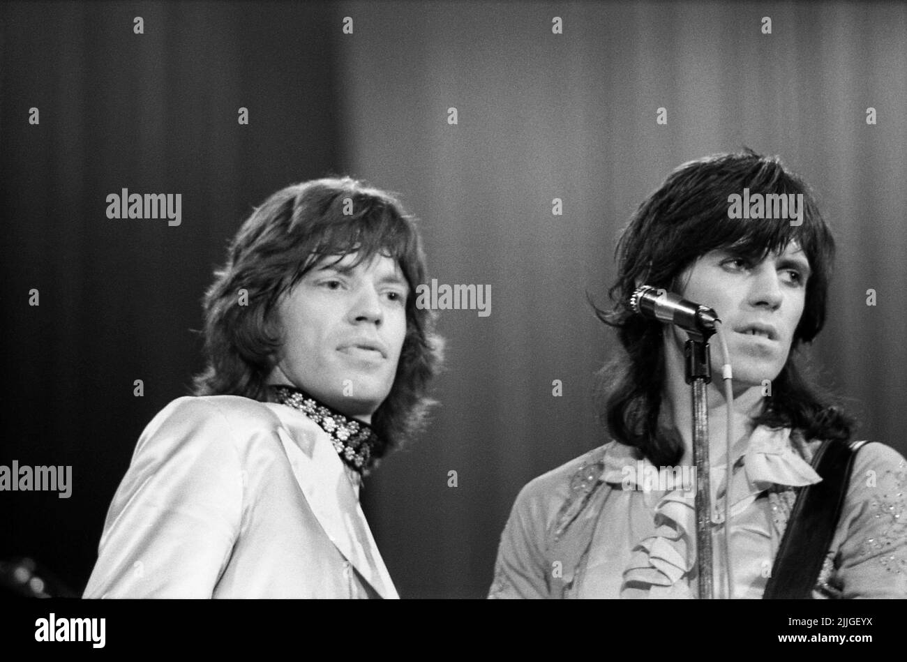 Concert de Rolling Stones au Palais des Sports de Paris, 1970 Banque D'Images