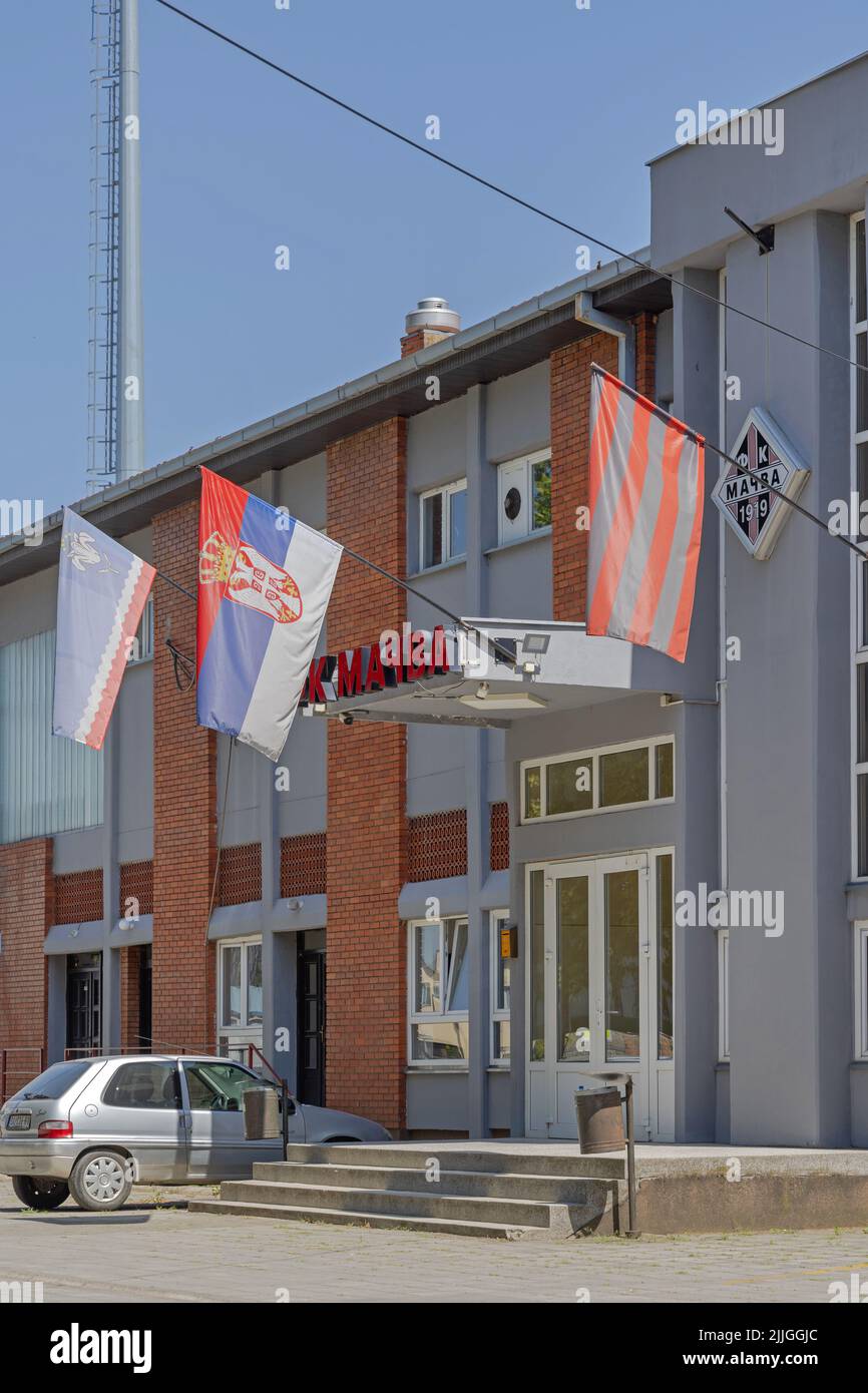 Drapeau Vintage FK Radnički Sombor 1912 - Club Serbe Authentique