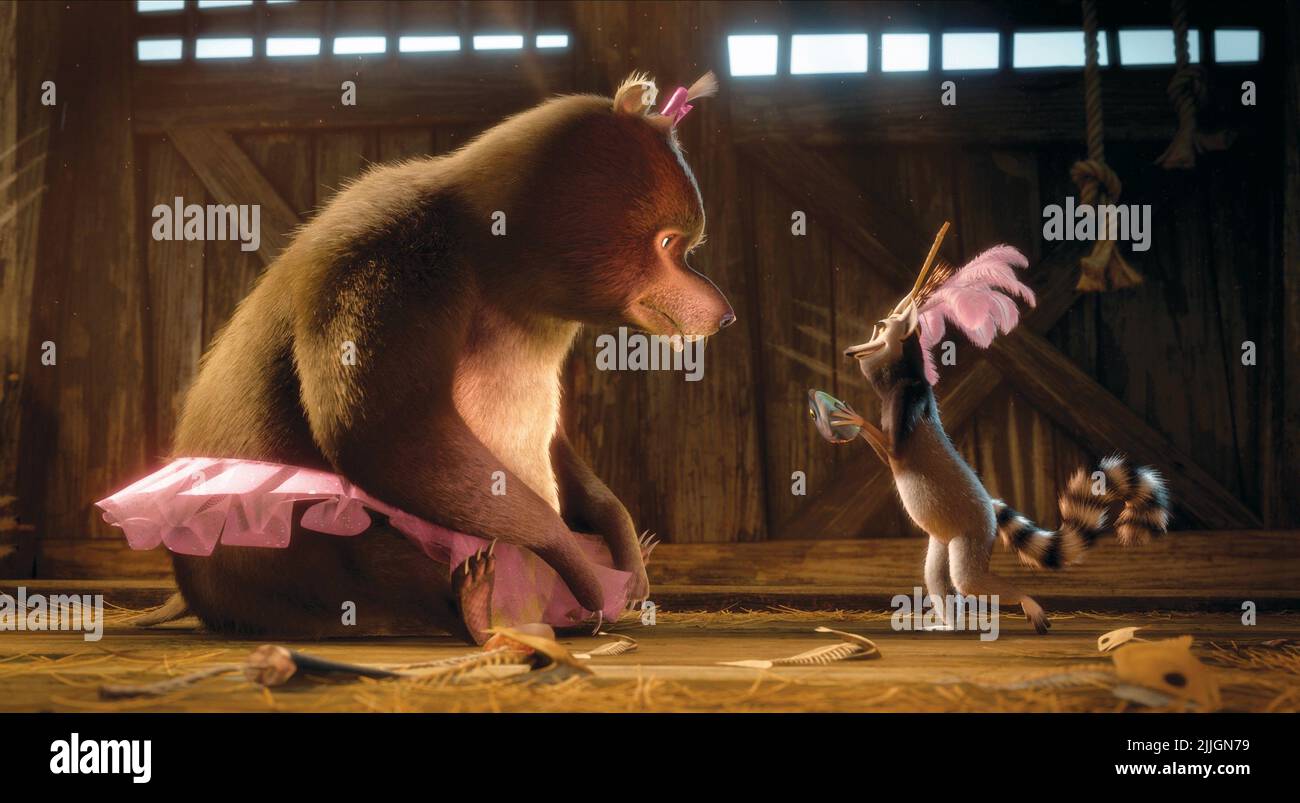 SONYA, KING JULIEN XIII, MADAGASCAR 3 : EUROPE'S Most Wanted, 2012 Banque D'Images