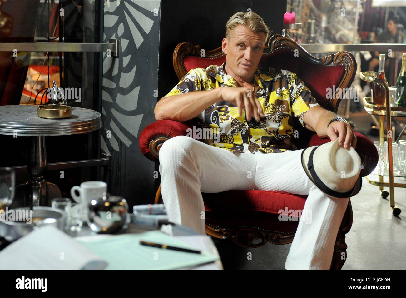 DOLPH LUNDGREN, UN DANS LA CHAMBRE, 2012 Banque D'Images