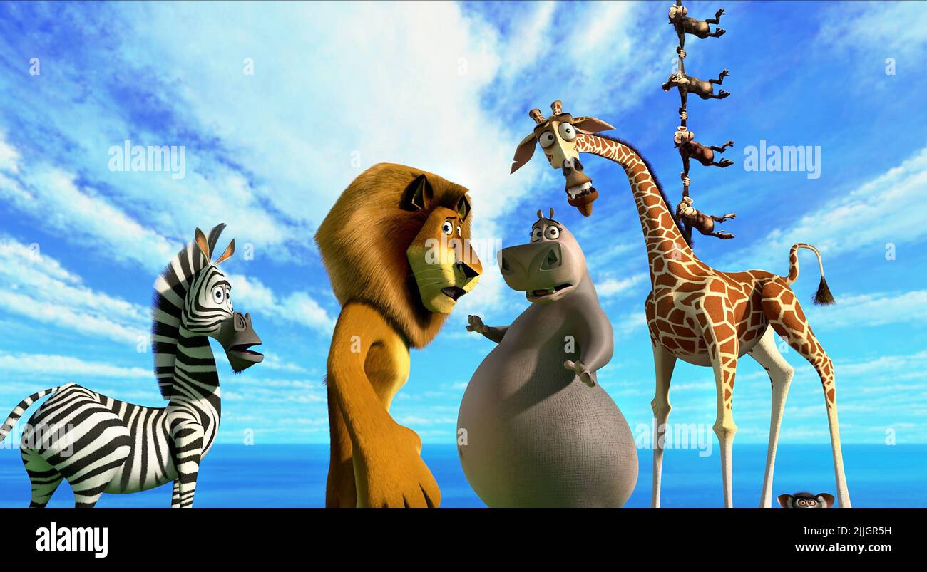 Marty Alex Gloria Melman Madagascar 3 Banque De Photographies Et D