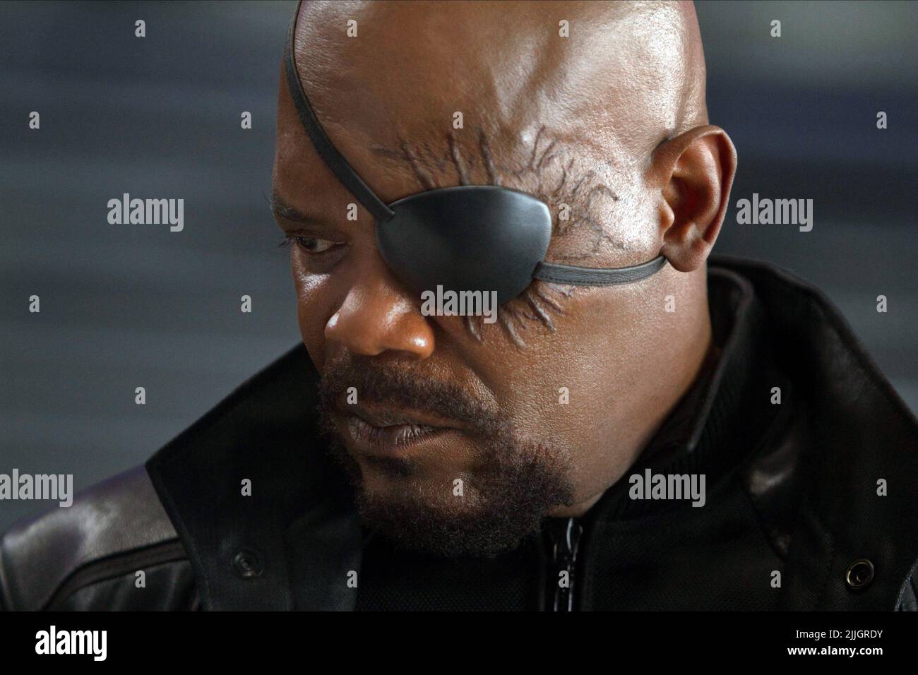 SAMUEL L. JACKSON, LES AVENGERS, 2012 Banque D'Images