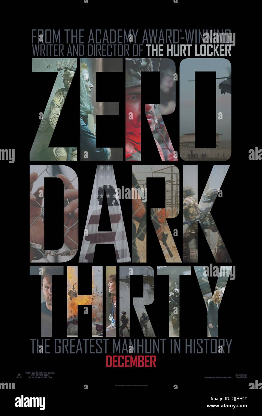 L'affiche de film, ZERO DARK THIRTY, 2012 Banque D'Images