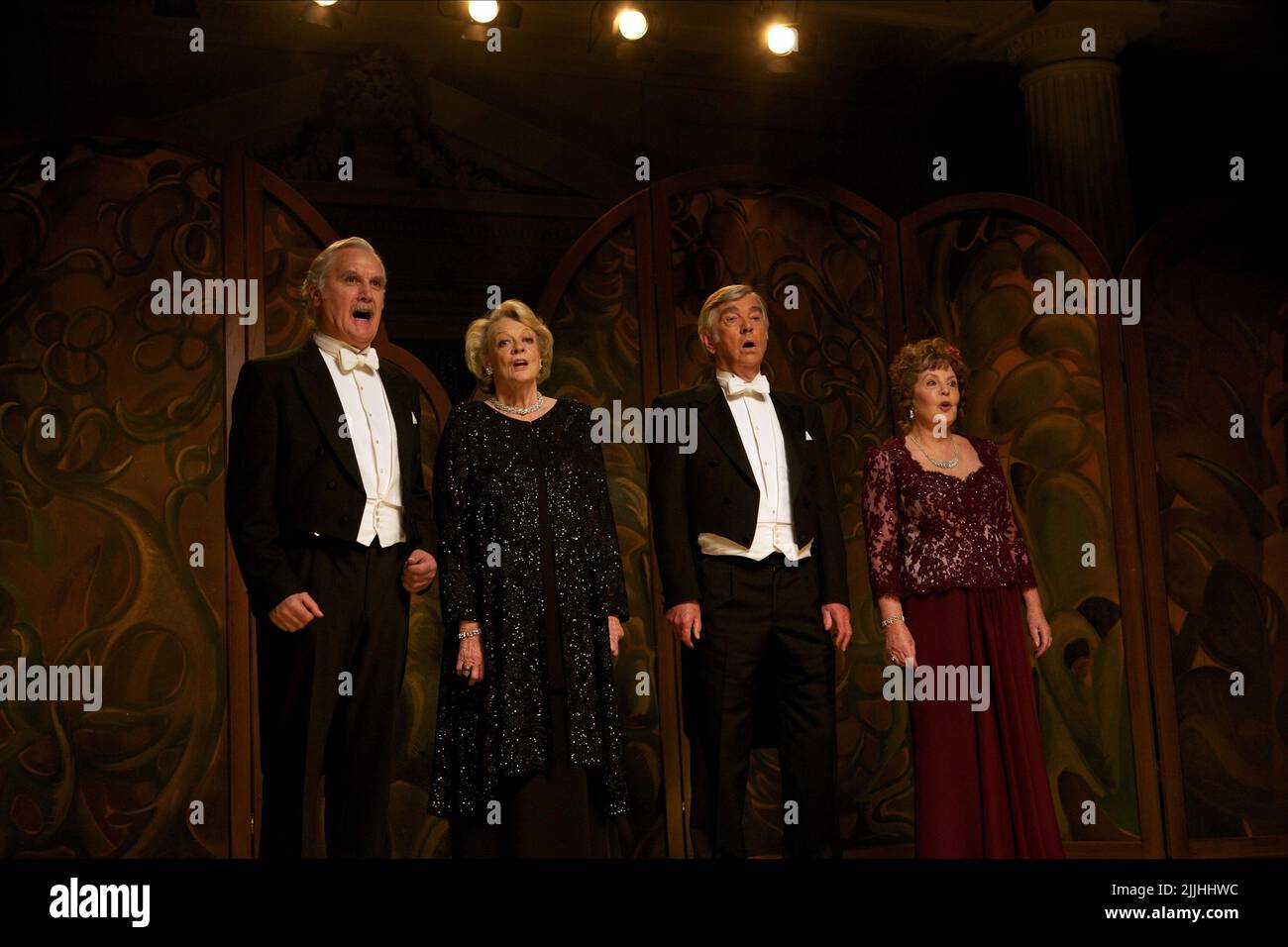 BILLY CONNOLLY, Maggie Smith, MICHAEL GAMBON, PAULINE COLLINS, Quartet, 2012 Banque D'Images