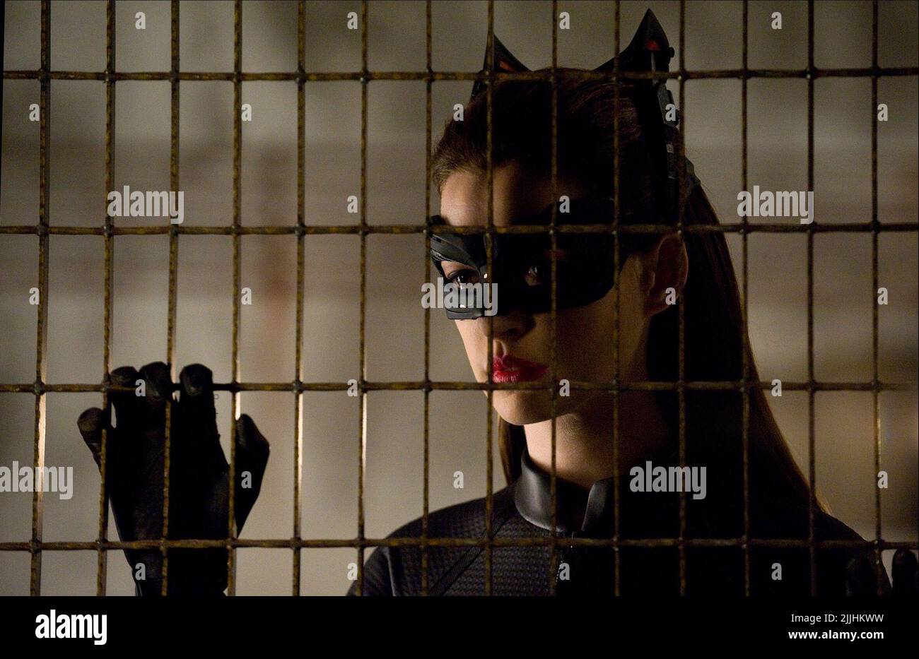 ANNE HATHAWAY, THE DARK KNIGHT RISES, 2012 Banque D'Images
