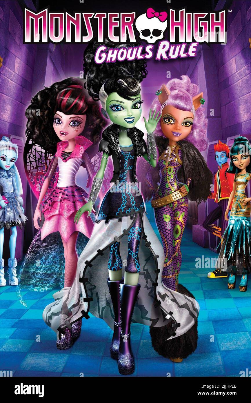 DRACULAURA, Frankie Stein de poster, MONSTER HIGH : GHOUL'S RULE !, 2012 Banque D'Images