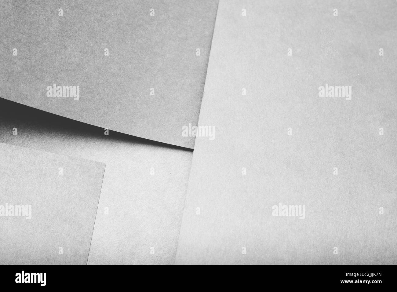 couches de papier minimalistes résumé fond gris Banque D'Images