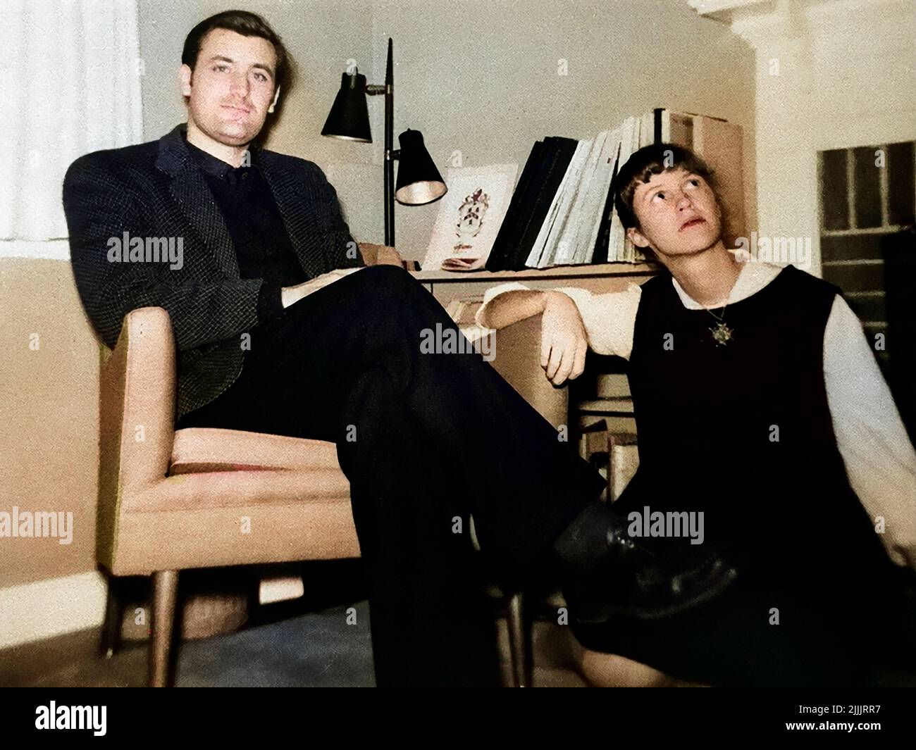 Ted hughes and sylvia plath Banque de photographies et d’images