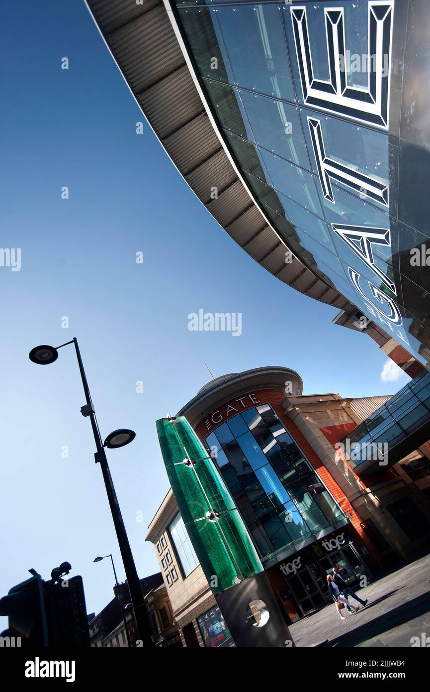 La porte shopping mall, Newcastle upon Tyne, Royaume-Uni Banque D'Images