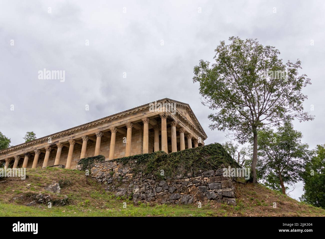 hermitage en cantabrie en forme de parthénon dans la commune de las fraguas Banque D'Images