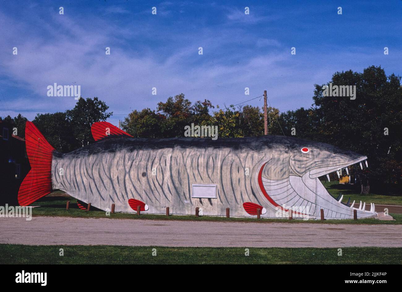 John Margolies - Big Fish Supper Club, Bena, Minnesota - 1980 Banque D'Images