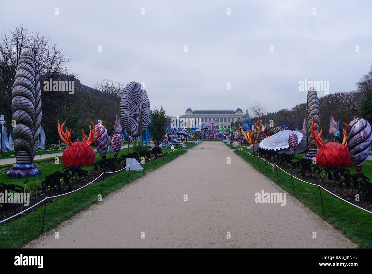 jardin des plantes centre-ville de paris, france Banque D'Images